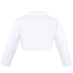 Girls' Bolero Cardigan Shrug Knit Long Sleeve Button Closure LILAX