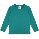 Girls' Basic Crewneck Long Sleeve Cotton T-Shirt / Toddler LILAX