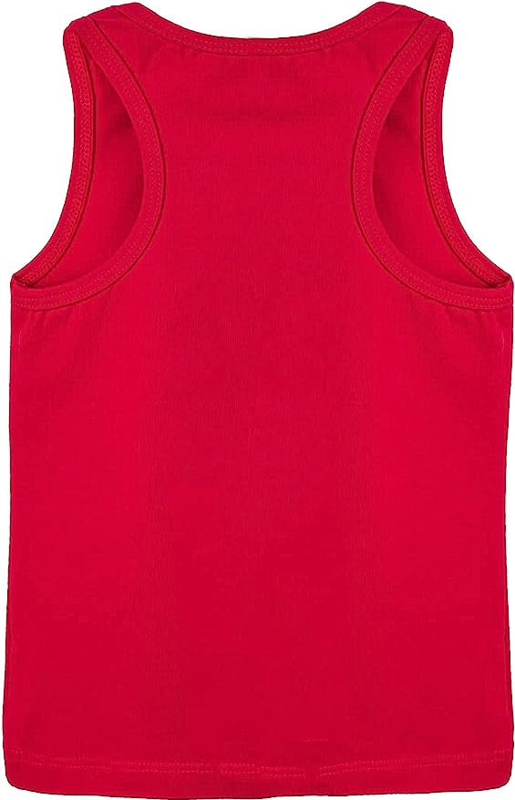 Girls' Soft Solid Cotton Blend Racerback Tank Top / 11-12 Years LILAX