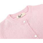 Girls' Classic Knit Cardigan Long Sleeve Button Closure Sweater 2 Years to 12 Years LILAX