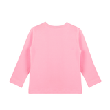 Little Girls Cotton Long Sleeve Basic Crewneck T-Shirt