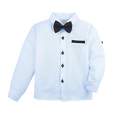 Boys cotton suit with shirt, pants and suspender set; perfect for baby boy clothes & christmas gift ideas  