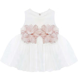 Baby Girl Tulle Wedding Dress Pageant Gown 3 Piece Party Dress LILAX