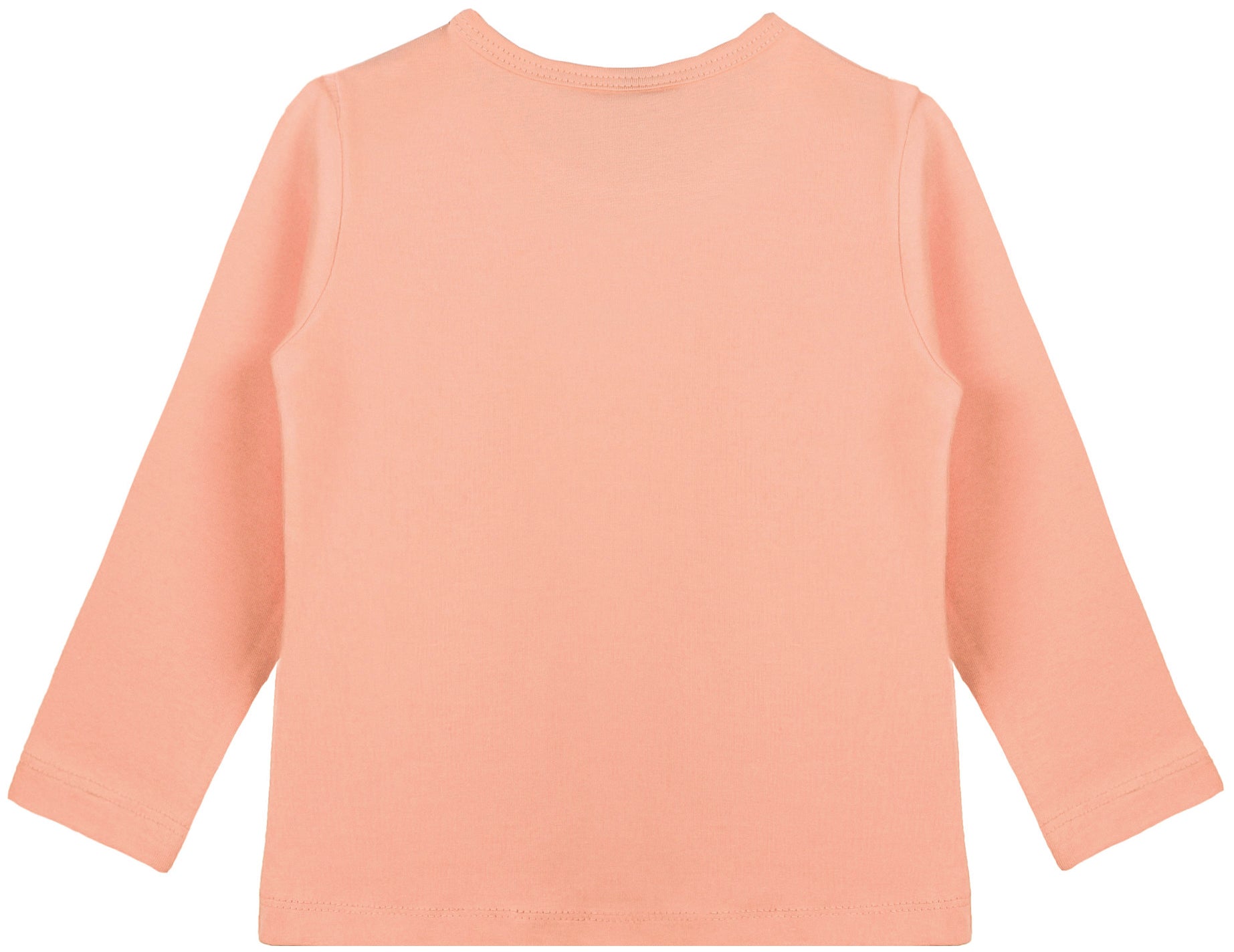 Girls' Basic Crewneck Long Sleeve Cotton T-Shirt  / 5 to 7 Years lilax