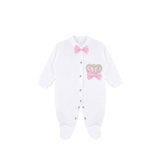 Baby Girl Newborn 4-Piece Cotton Jeweled Layette Set