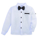 Boys cotton suit with shirt, pants and suspender set; perfect for baby boy clothes & christmas gift ideas  