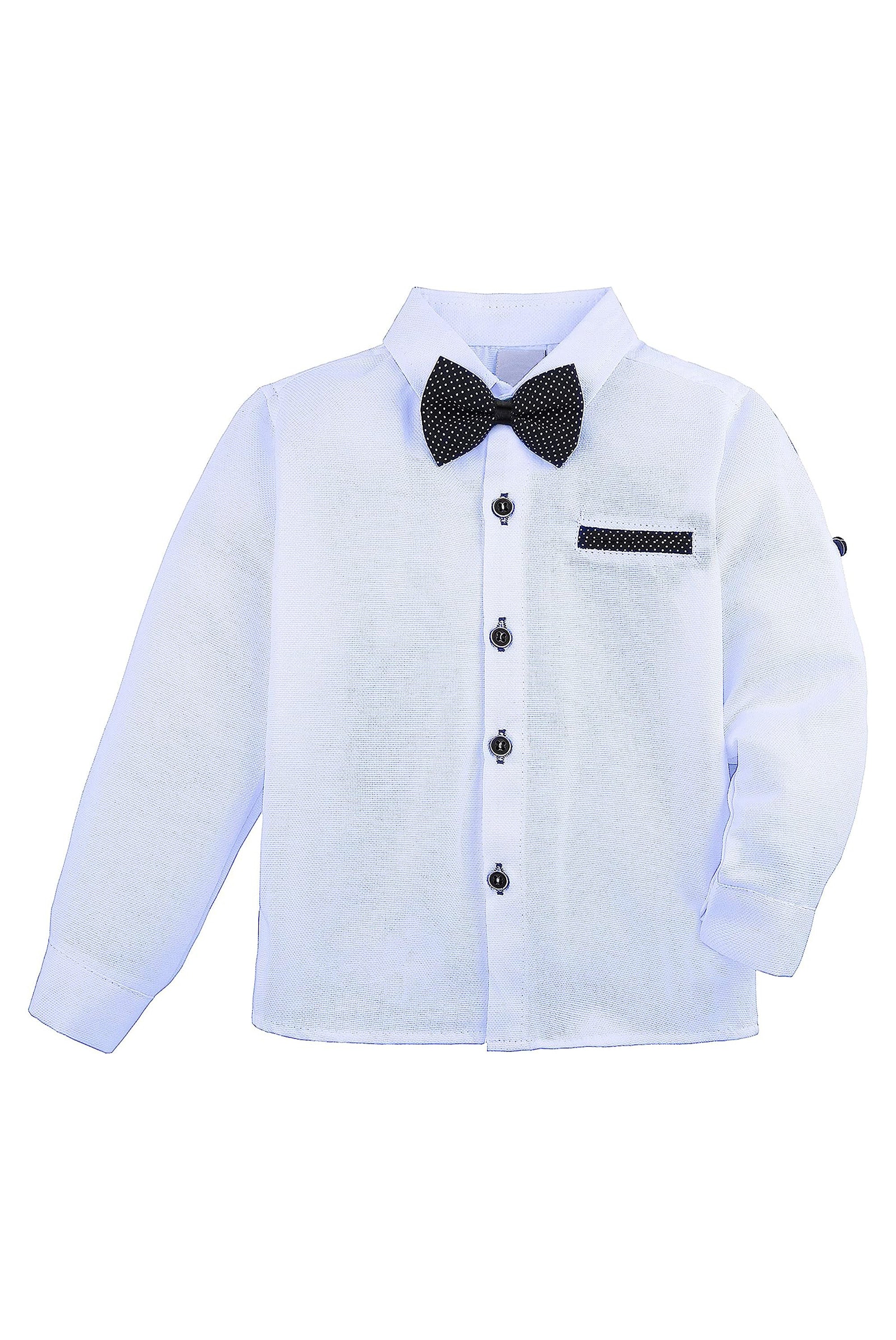 Boys cotton suit with shirt, pants and suspender set; perfect for baby boy clothes & christmas gift ideas  