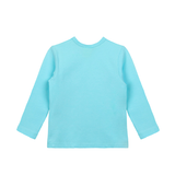 Little Girls Cotton Long Sleeve Basic Crewneck T-Shirt