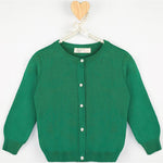 Girls' Classic Knit Cardigan Long Sleeve Button Closure Sweater 2 Years to 12 Years LILAX