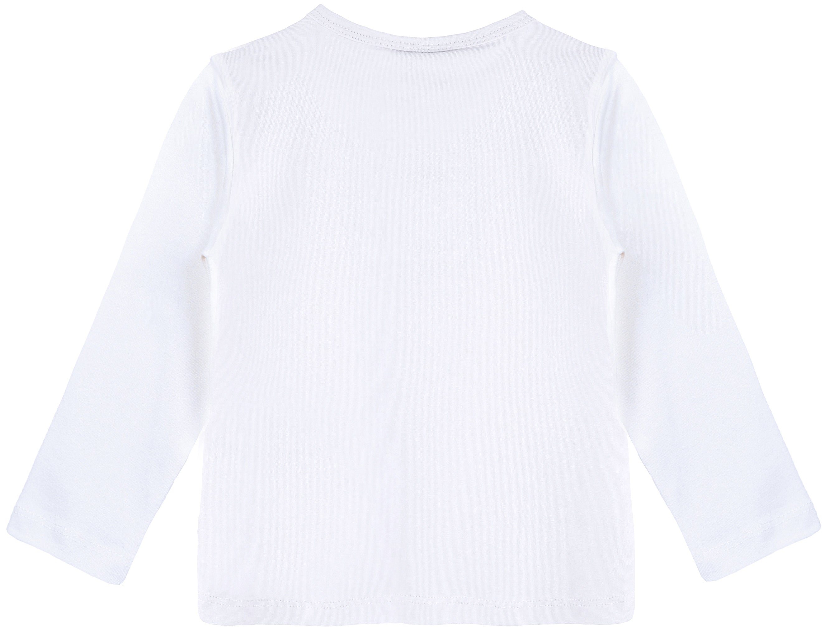 Girls' Basic Crewneck Long Sleeve Cotton T-Shirt  / 5 to 7 Years lilax