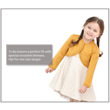 Girls Knit Lace Detailed Buttoned Bolero Cardigan