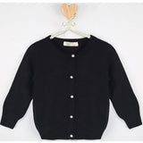 Girls' Classic Knit Cardigan Long Sleeve Button Closure Sweater 2 Years to 12 Years LILAX