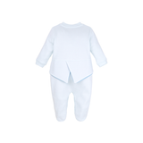 Baby Boy Bow-Tied Tuxedo Footie