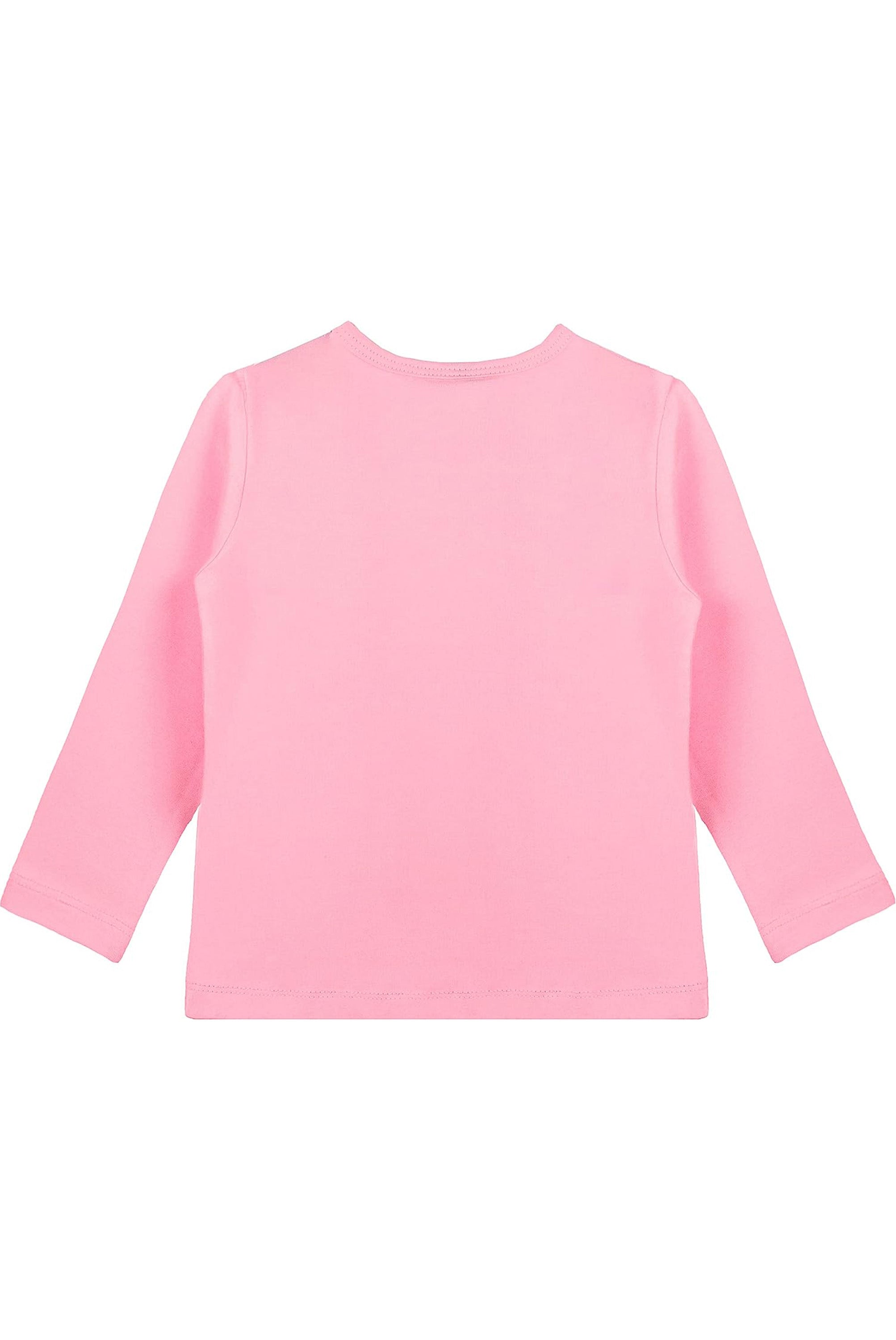 Girls' Basic Crewneck Long Sleeve Cotton T-Shirt / 11-12 Years LILAX