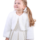 Girls Cozy Crewneck Bolero Cardigan