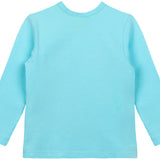 Girls' Basic Crewneck Long Sleeve Cotton T-Shirt  / 5 to 7 Years lilax