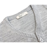 V-Neck Cardigan Sweater for Boys - Featuring Button Closure, Toddler to Youth