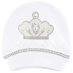 Jeweled Crown Layette Gift Set for Baby Girls: 3 Pieces LILAX