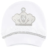 Jeweled Crown Layette Gift Set for Baby Girls: 3 Pieces LILAX