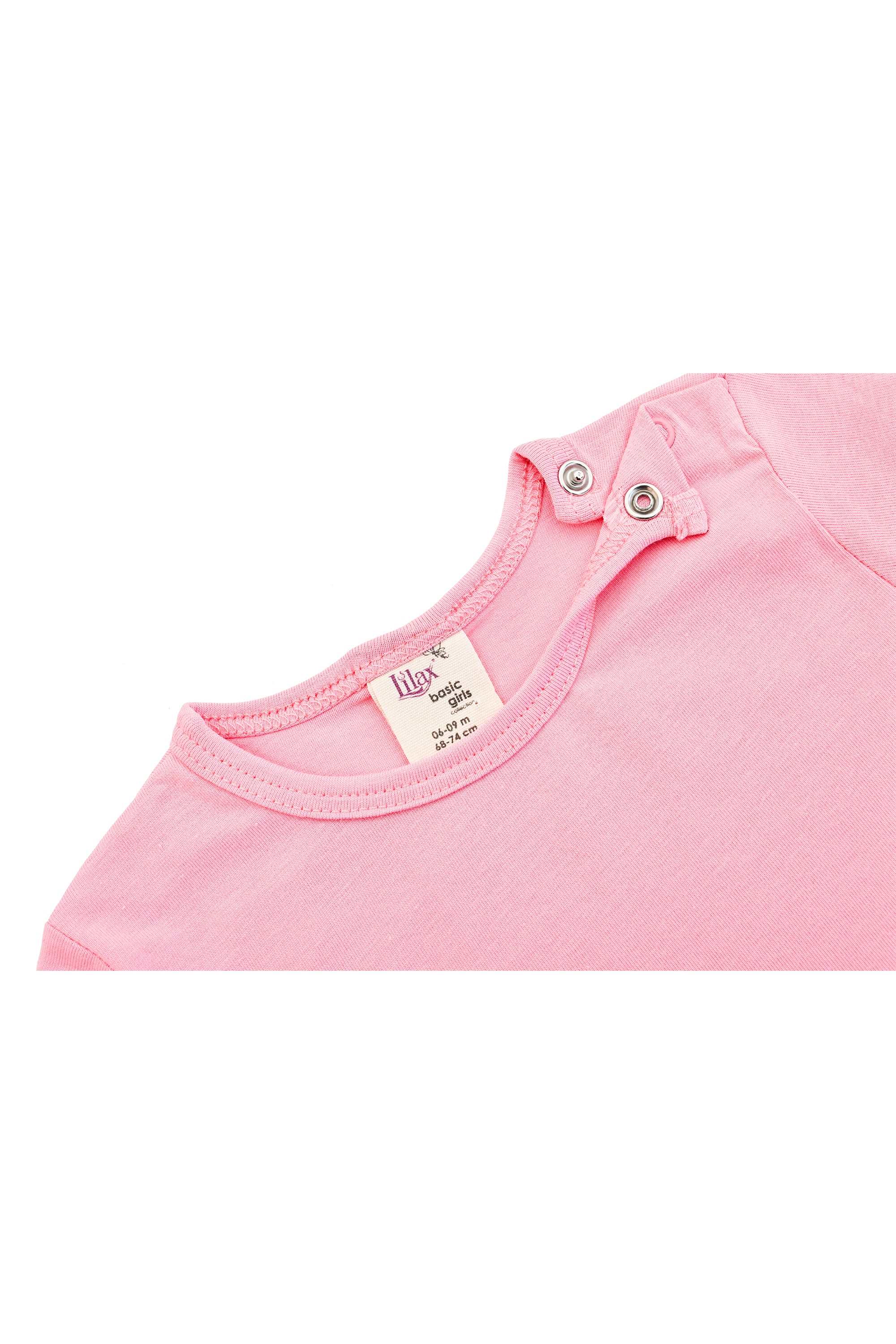 Baby Girls' Basic Long Sleeve Round Neck T-Shirt / 12 to 24 Months