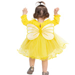 Princess Dress for Baby Girl with Long Sleeve Butterfly Wing and Tulle Perfect for Parties LILAX