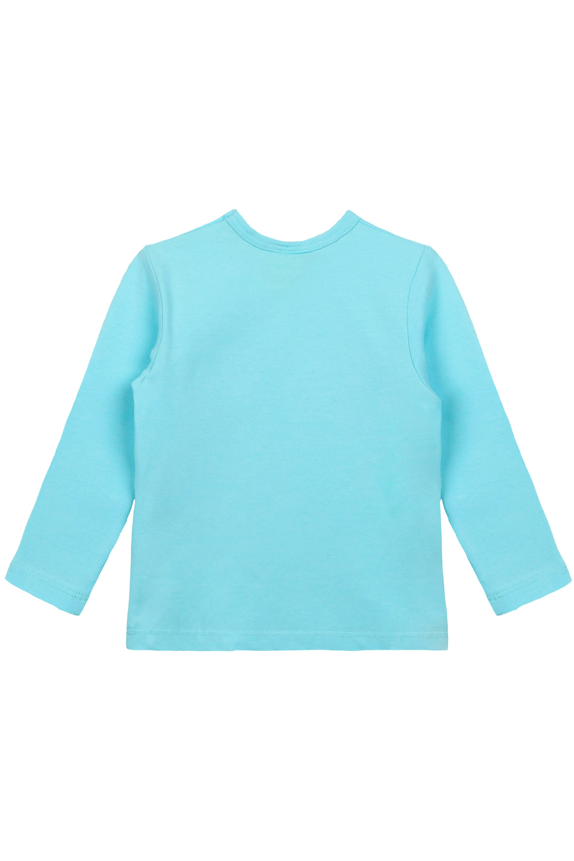 Girls' Basic Crewneck Long Sleeve Cotton T-Shirt / 11-12 Years LILAX