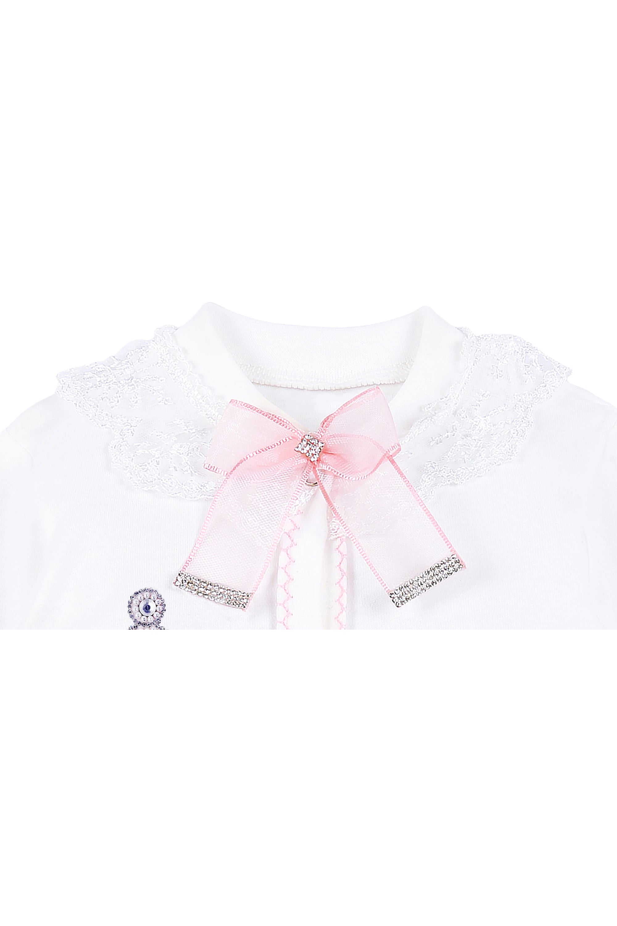 Jeweled Crown Layette Gift Set for Baby Girls: 3 Pieces LILAX