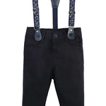 Little Boys' Casual Pant Set - Dress Shirt, Bowtie and Pants LILAX