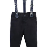 Little Boys' Casual Pant Set - Dress Shirt, Bowtie and Pants LILAX