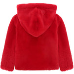 Cozy Girls' Hooded Jacket Faux Fur Winter Coat LILAX