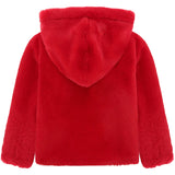 Cozy Girls' Hooded Jacket Faux Fur Winter Coat LILAX