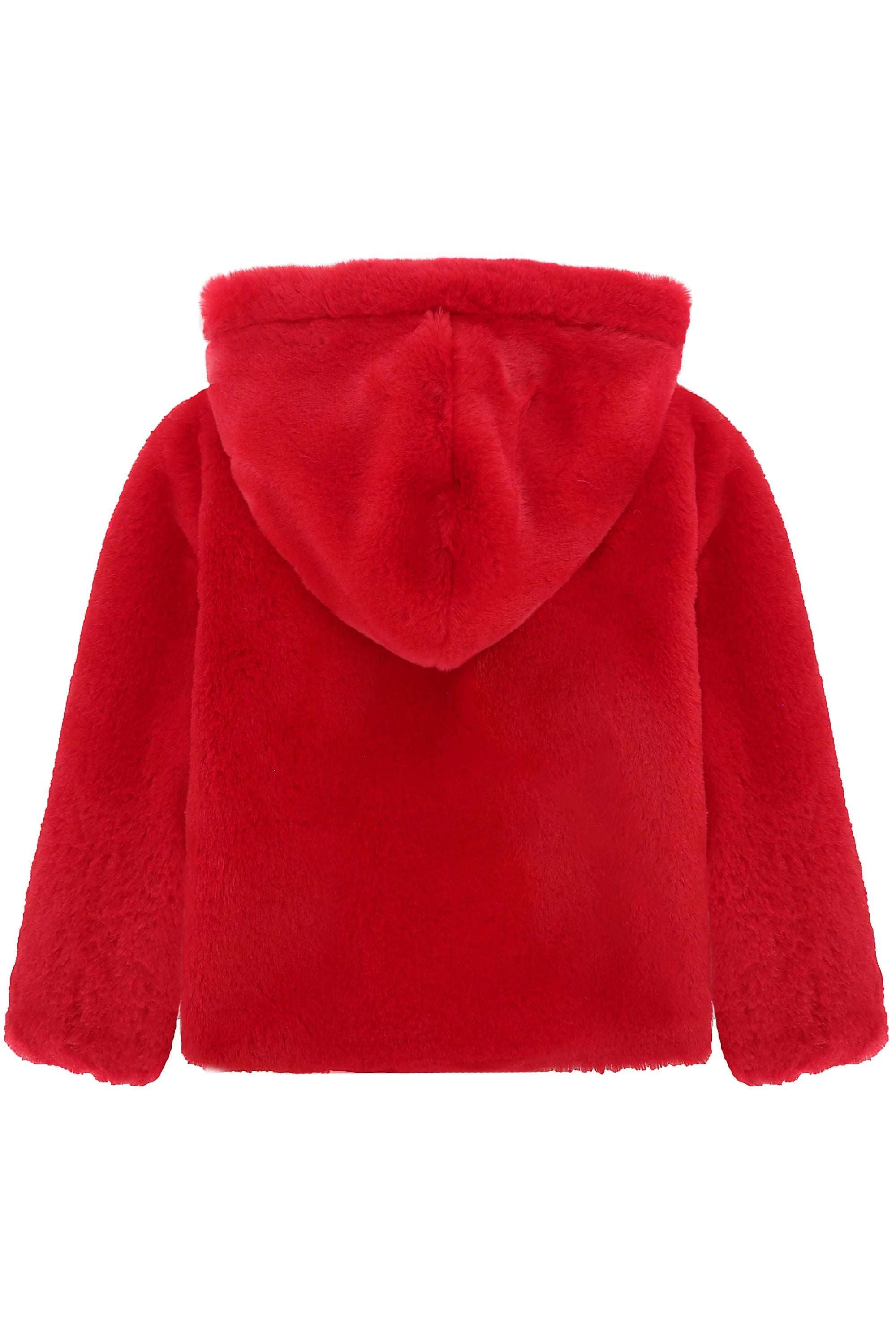 Cozy Girls' Hooded Jacket Faux Fur Winter Coat LILAX