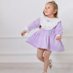 Little Girls' Long Sleeve Dress for Easter LILAX