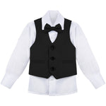 Boys Formal Suit Dresswear 5 Piece Suit Set LILAX