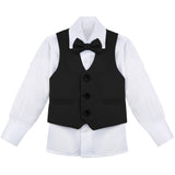 Boys Formal Suit Dresswear 5 Piece Suit Set LILAX