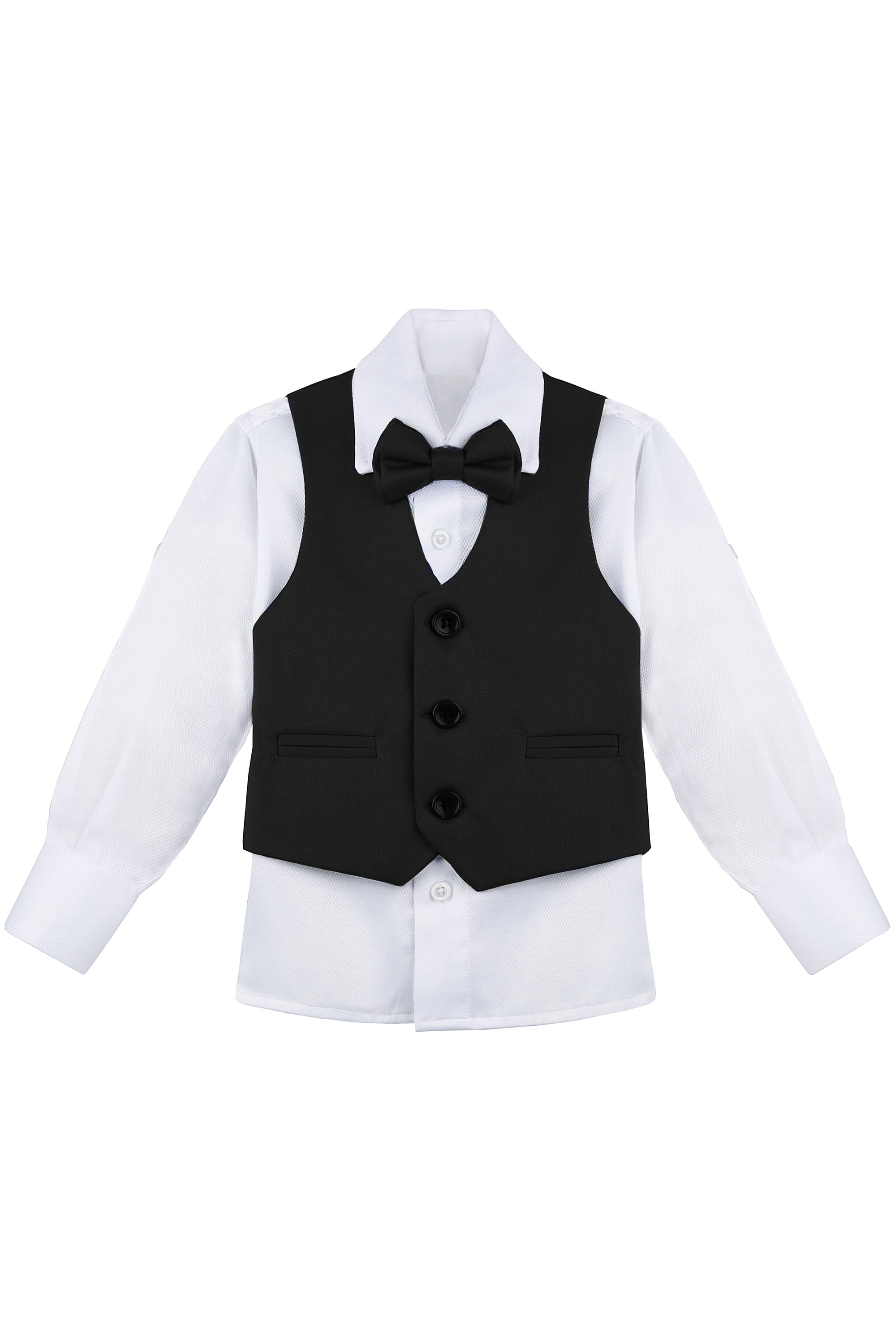 Boys Formal Suit Dresswear 5 Piece Suit Set LILAX