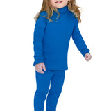 Girls' Solid Cotton Shirt Basic Long Sleeve Turtleneck T-Shirt / 5 to 8 Years LILAX