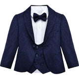 Little & Youth Boys Suit Set - Formal Jacket, Vest, Pants, Shirt, and Matching Bowtie - 5 Piece Ensemble LILAX