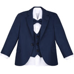 Boys Formal Suit Dresswear 5 Piece Suit Set LILAX