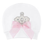 Jeweled Crown Layette Gift Set for Baby Girls: 3 Pieces LILAX