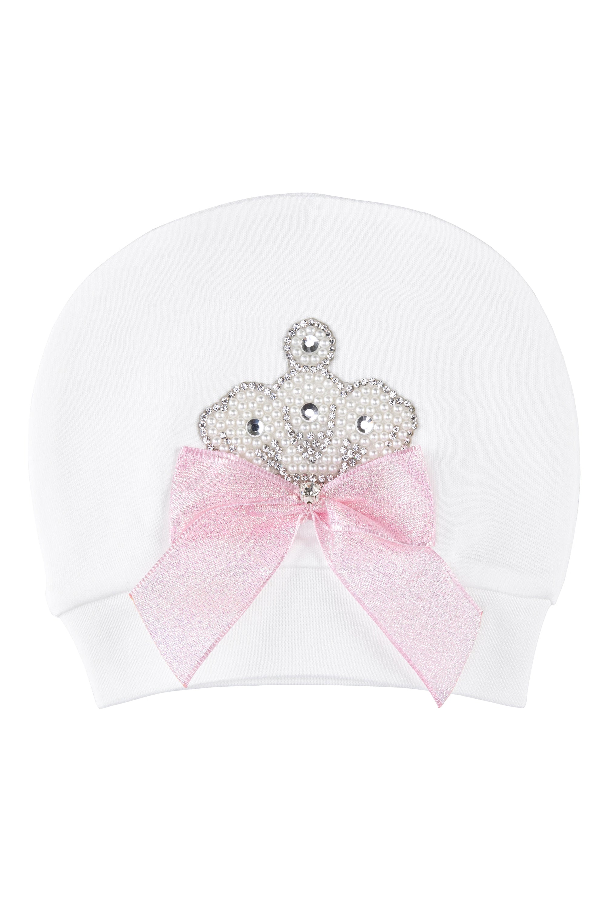 Jeweled Crown Layette Gift Set for Baby Girls: 3 Pieces LILAX