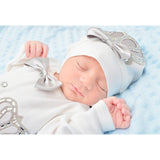 Baby Boy Newborn Crown Jewels Layette 3 Piece Gift Set