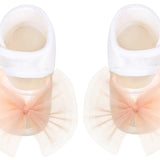 Enchanting Tulle Princess Tutu Bridal Ensemble with Coordinating Shoes and Headband LILAX