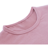 Toddler Cotton Long Sleeve Basic Crewneck T-Shirt