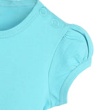 Baby Girls' Basic Short Puff Sleeve Round Neck T-Shirt / 6 to 12 Months