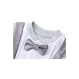 Baby Boy Footie Tuxedo Outfit with Bow Tie for Christmas Holidays - The Perfect Gentleman Look