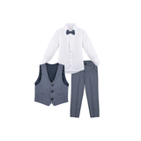 Boys 4-Piece Slim Fit Suit Set