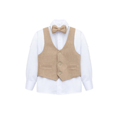 Boys 4-Piece Slim Fit Suit Set