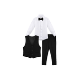 Boys 4-Piece Slim Fit Suit Set