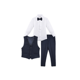 Boys 4-Piece Slim Fit Suit Set